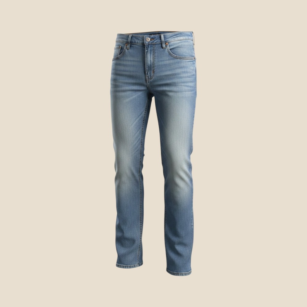 Cody James Stackable Straight Jeans Mens 36x36 Light Wash Western Cowboy Denim